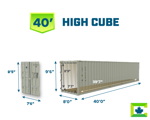 40ft high cube, 40ft high cube imperial dimensions, 40 ft high cube shipping container, used 40 foot high cube container, 40' high cube shipping container dimensions