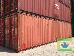 40 ft CWO containers stacked at depot, shipping container sample photos, cargo worthy shipping container, CWO container, shipping container for sale, used shipping container for sale, sea container for sale, sea can for sale, buy shipping container, used intermodal shipping container, Northern Container Sales
