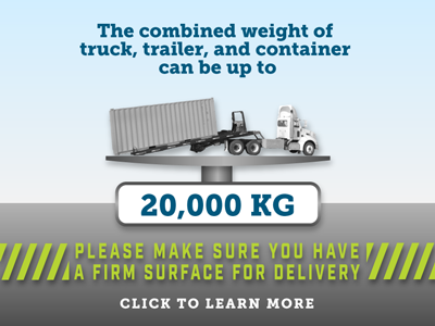 Shipping-Container-Delivery-Trucks-are-Heavy-Firm-Surface-Needed-For-Delivery